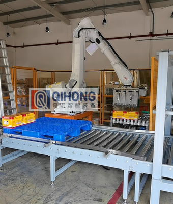 4 Axes Robot Palletizer, Floor Style, Simple Operation, 4KW